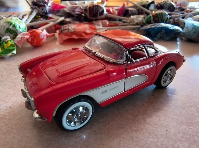 Franklin Mint 1957 Die Cast Corvette 