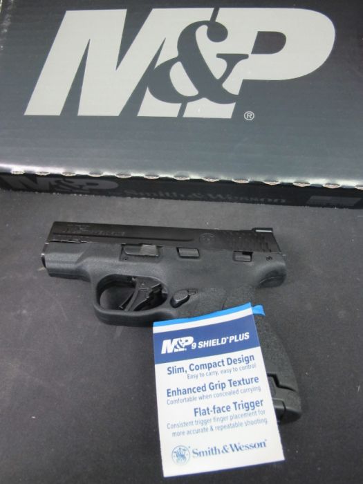 SMITH &amp; WESSON,M&amp;P, SHIELD +,9MM, 3.1&quot;B, OR, MS
