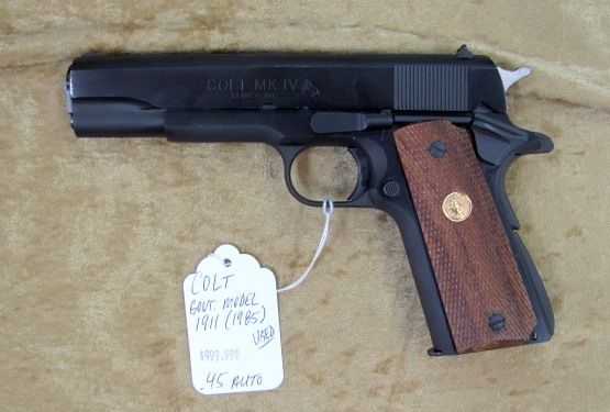 Colt 1911 Govt. Series 80 (1985) .45 auto Pistol