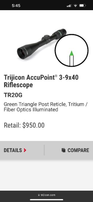 Trijicon Accupoint 3-9x40 