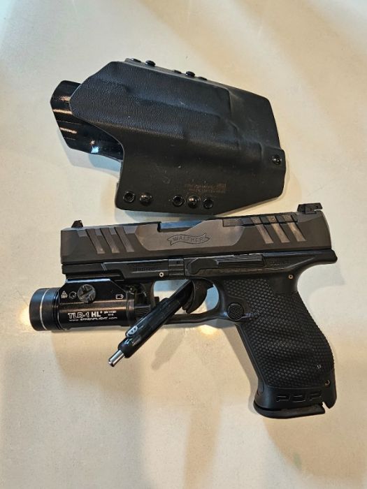 Walther PDP Compact W/  Streamlight TLR 1 HL &amp; Hol