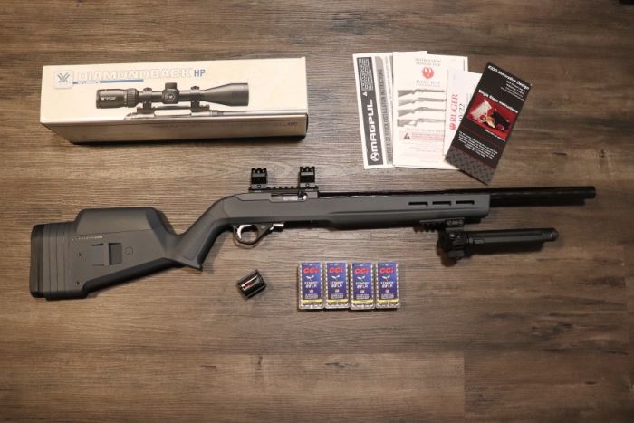 Ruger 10/22 Target KIDD Upgrades New Vortex Scope