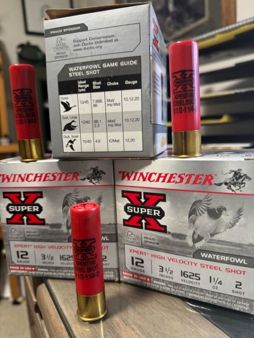 Winchester 3 1/2&quot; super X shotgun shells