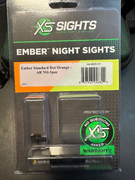 XS Sights Ember Standard Dot Orange AR Front Sight