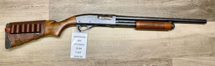 REMINGTON MODEL 870 50&#039; POLICE 12 GAUGE 2 3/4&quot;