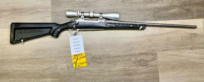 270 RUGER M77 W/ ZYTEL STOCK &amp; VARI X II