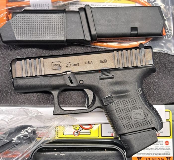 BLUE LABEL GLOCK 26 GEN5 9MM $435