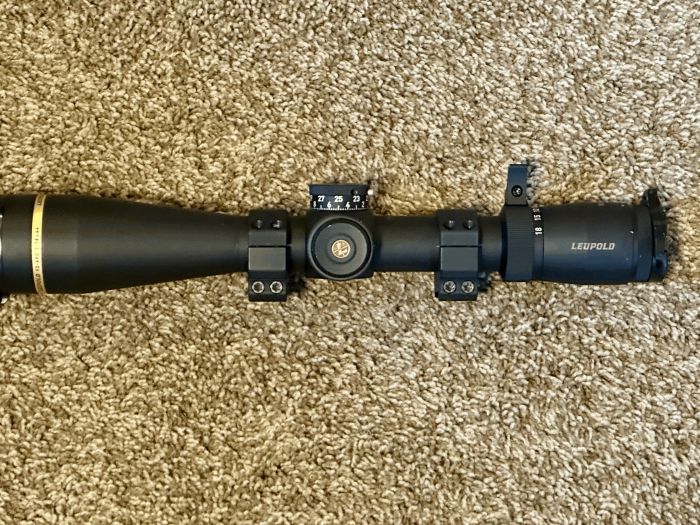 Leupold VX-6HD 3-18x 44mm Scope w/ Rings -fire dot