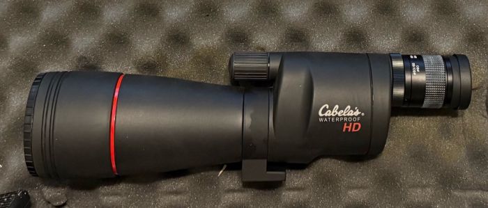 Cabela’s HD Spotting Scope, Tri-Pod and Hard Case