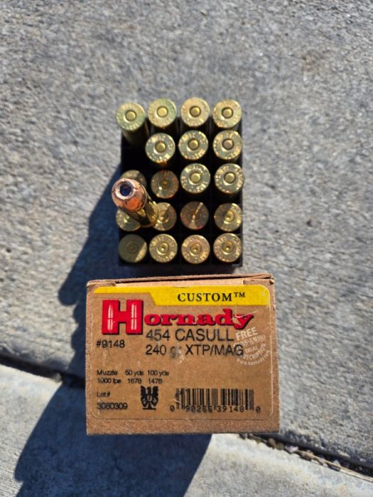 454 Casull defense  240 gr HP