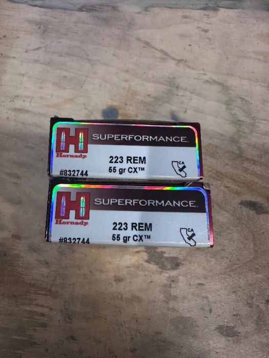 Hornady Superformance 55gr CX