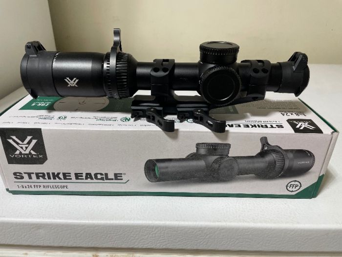 Vortex strike eagle 1-8x24 FFP scope