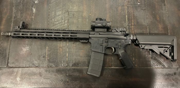 AR-15 5.56 / .223 Aero 16” Railed Red Dot $850