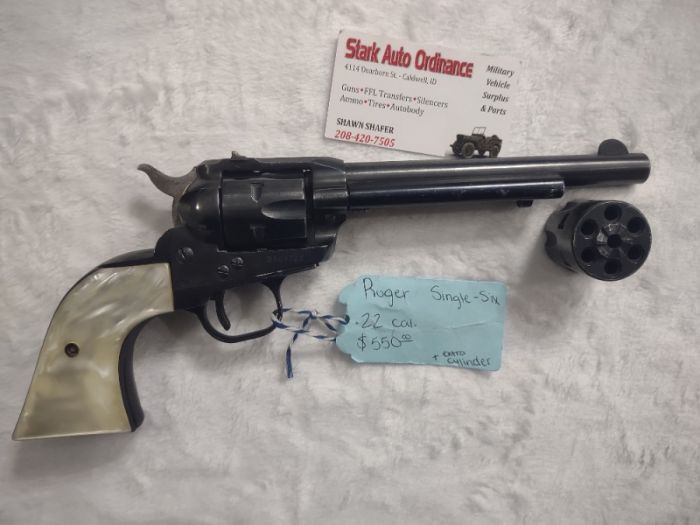 Ruger Single Six .22 w/ extra cylinder