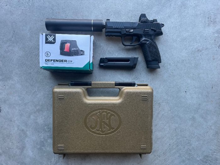 FN 502 Tactical with Vortex Defender CCW