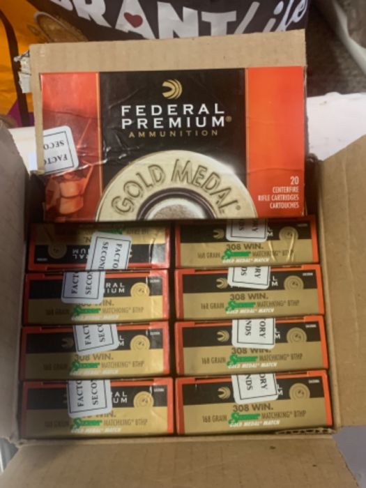 Federal Premium Gold .308 Sierra Matchking Ammo