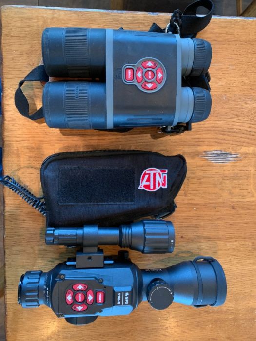 ATN Nightvision Binos and Scope