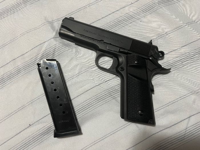 American Tactical 1911 45 ACP with magpul grips