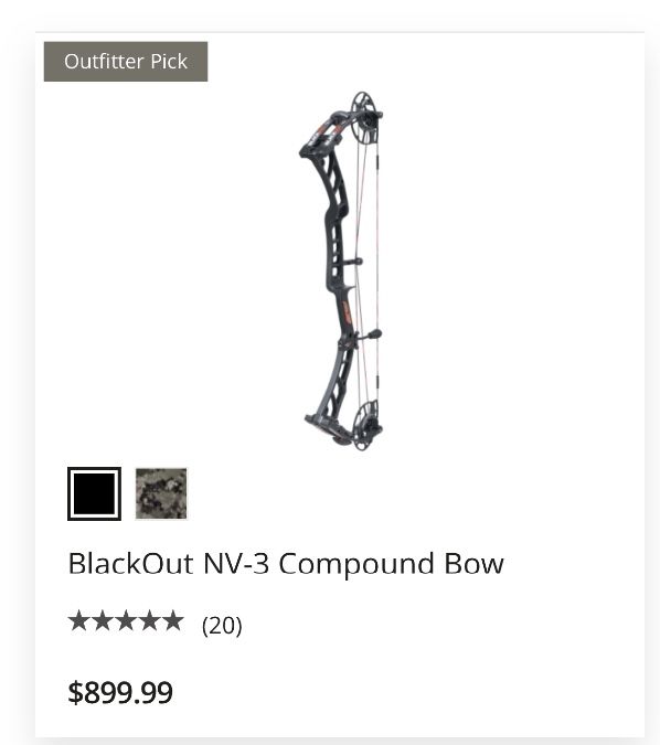 Blackout NV-3 compound bow