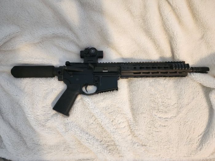 PWS, AR15 pistol, mk1, 10 inch barrel, 5.56, .223