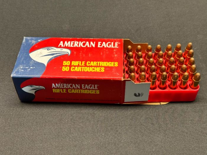 American Eagle 30 Carbine 110gr FMJ, and U.S. Army