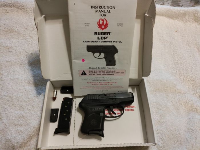 Ruger .380 LCP Light Weight Pistol plus ammo