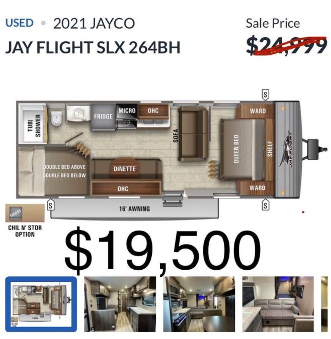 2021 Jay Flight SLX 8 | 264BH  Rocky Mountain Baja