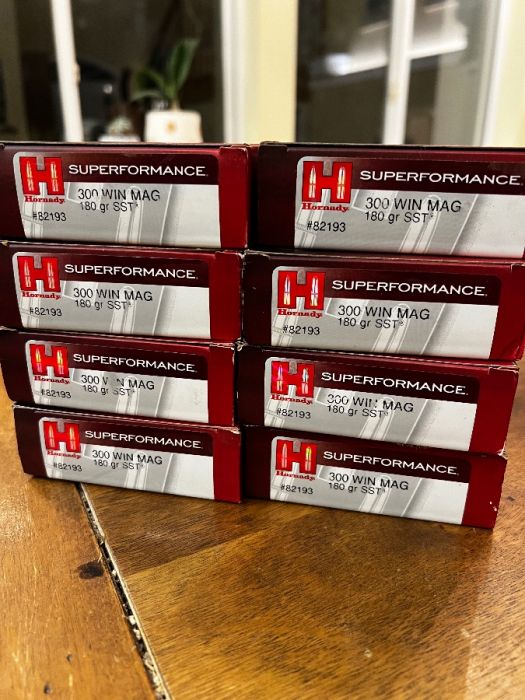 HORNADY 300 WIN MAG 180 gr SST, 160 rounds