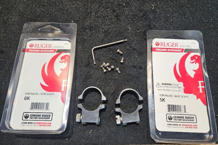 Ruger Stainless 1&quot; scope rings