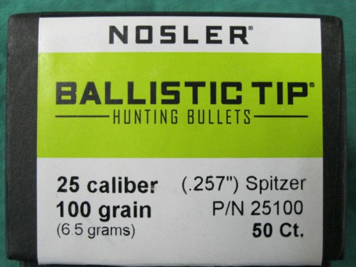 25 caliber bullets for reloading