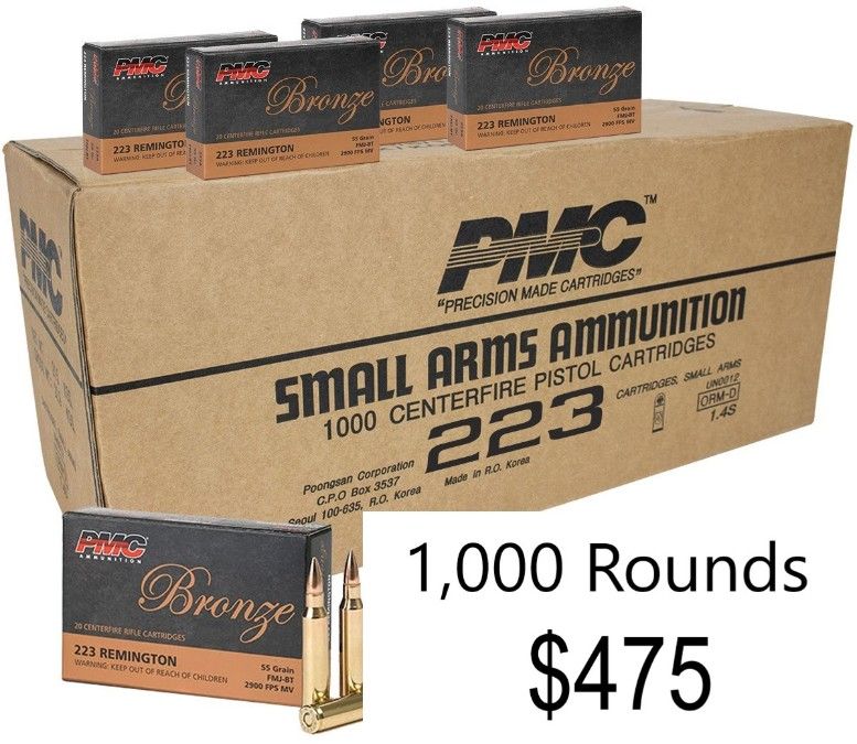 223 55 grain Now $475