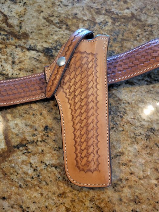 Safariland Leather Holster &amp; Matching Belt 