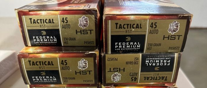 .45 ACP Federal HST .230 gr