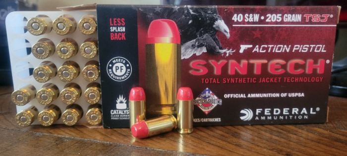 .40 S&amp;W 205 Grain, Federal Syntech Action Pistol 