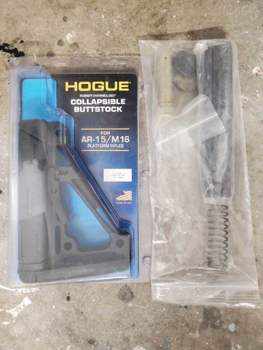 Hogue adj ar 15 stock and buffer tube