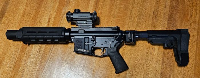 AR-15 Pistol, PSA 300 Black out Marauder  