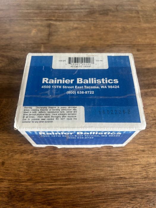 .40 Rainier Bullets 