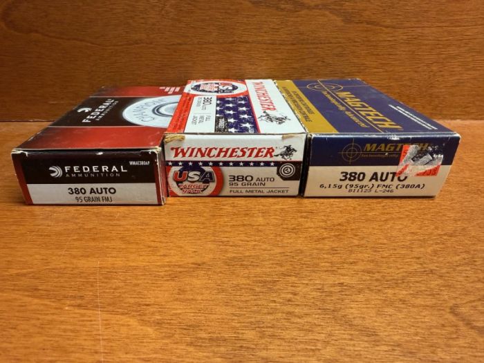 125 Round of 380 ACP Ammo