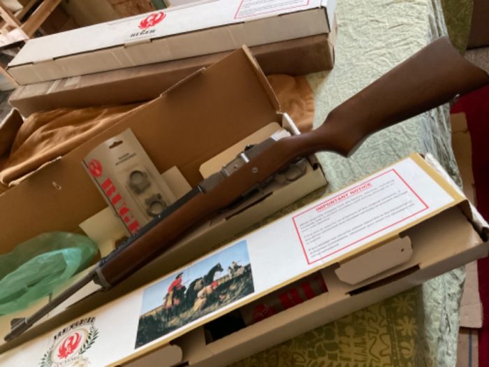 RUGER MINI 14, 223, stainless, nib