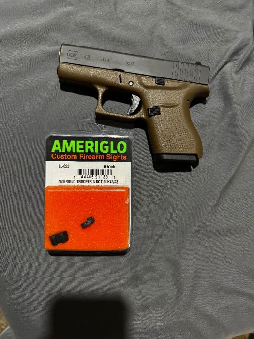 Glock 43 FDE