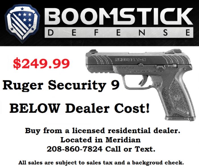 *New* Ruger Security 9 Below Dealer Cost! $249.99
