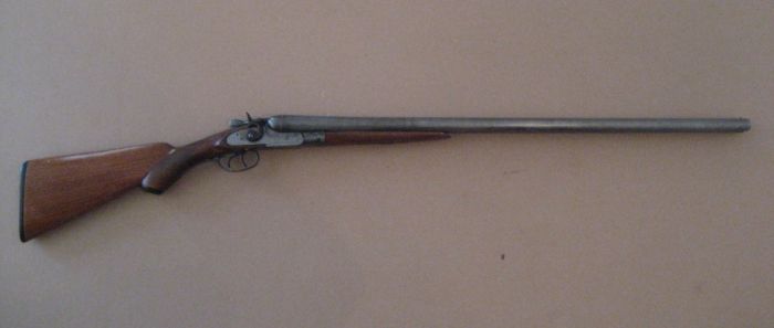 Antique Marshall Arms Double Barrel Shotgun