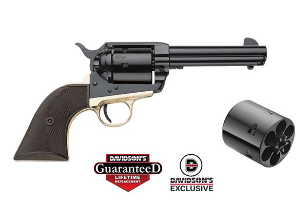 Pietta Guardian Six DUAL 45, 4.75 Brass Accents