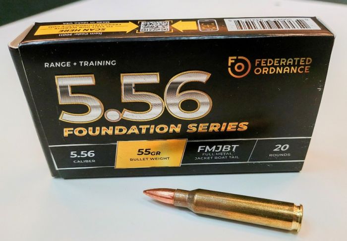 FEDERATED ORDNANCE 5.56 55GR 1000 ROUNDS