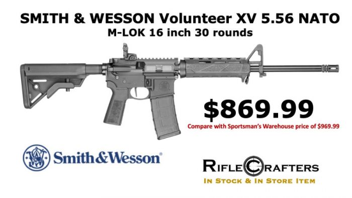 Smith &amp; Wesson VOLUNTEER XV M-LOK 5.56