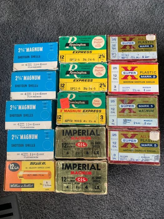 Vintage 12 gauge shotgun shells 