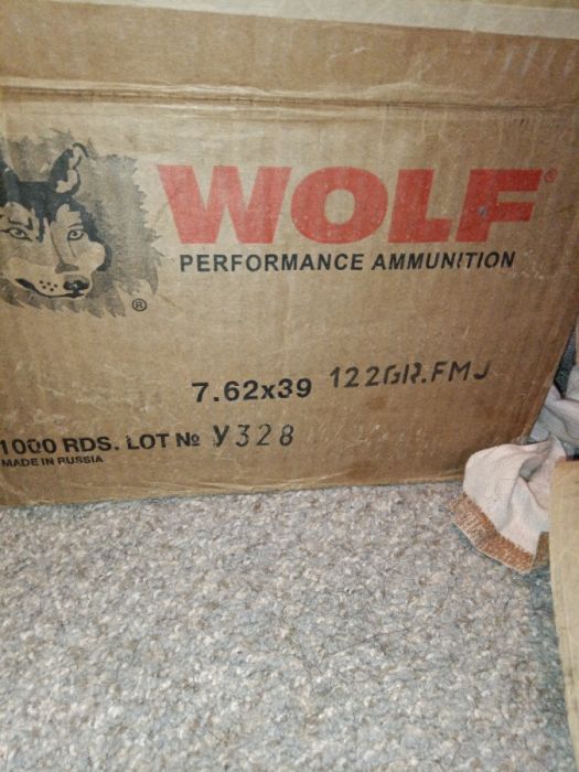 762x39 TULA &amp; Wolf ammo .50 round 