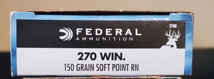 270 win - Federal Ammunition 150GR Soft Point