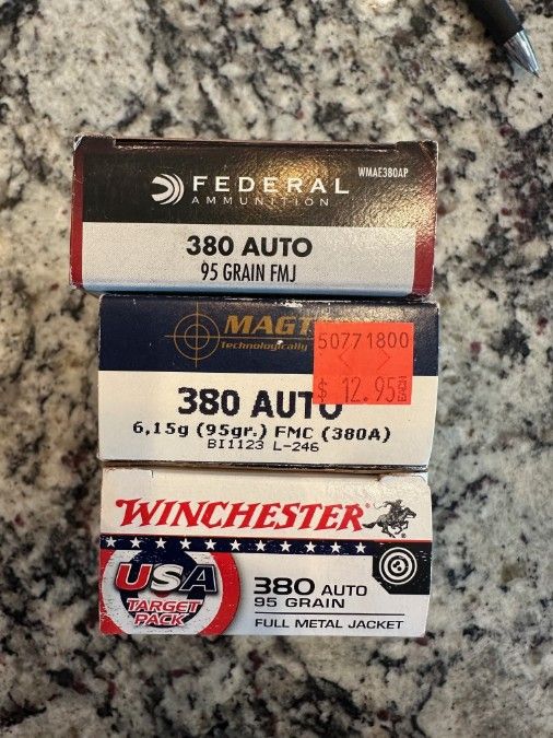 380 ACP Ammo