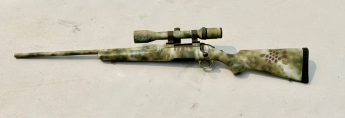 LH Ruger American 7mm-08 with Swarovski Scope